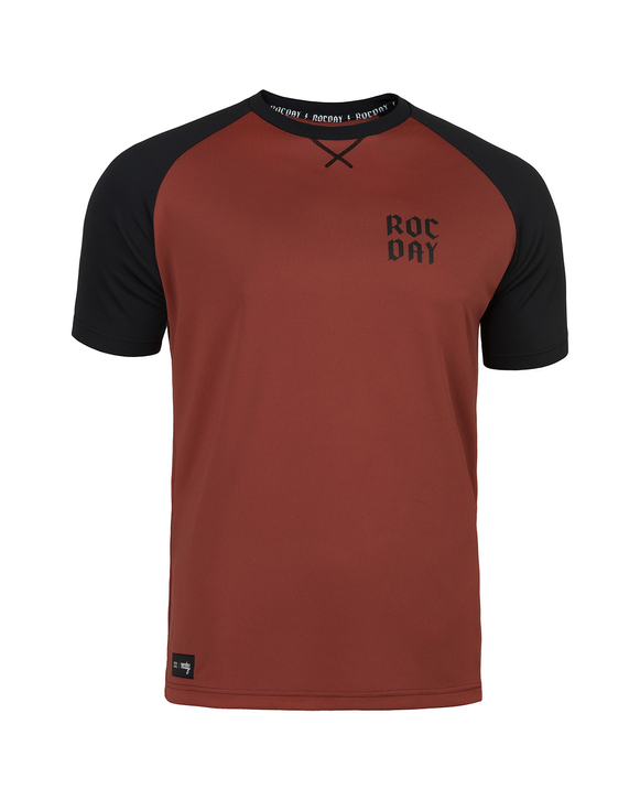 Short sleeve jersey PARK red–black